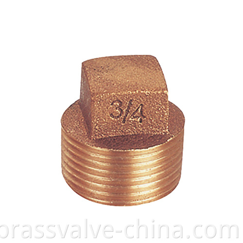 Bronze Male Thread End Cap H522 Jpg